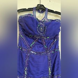 Vintage halter top Lara Evening dress